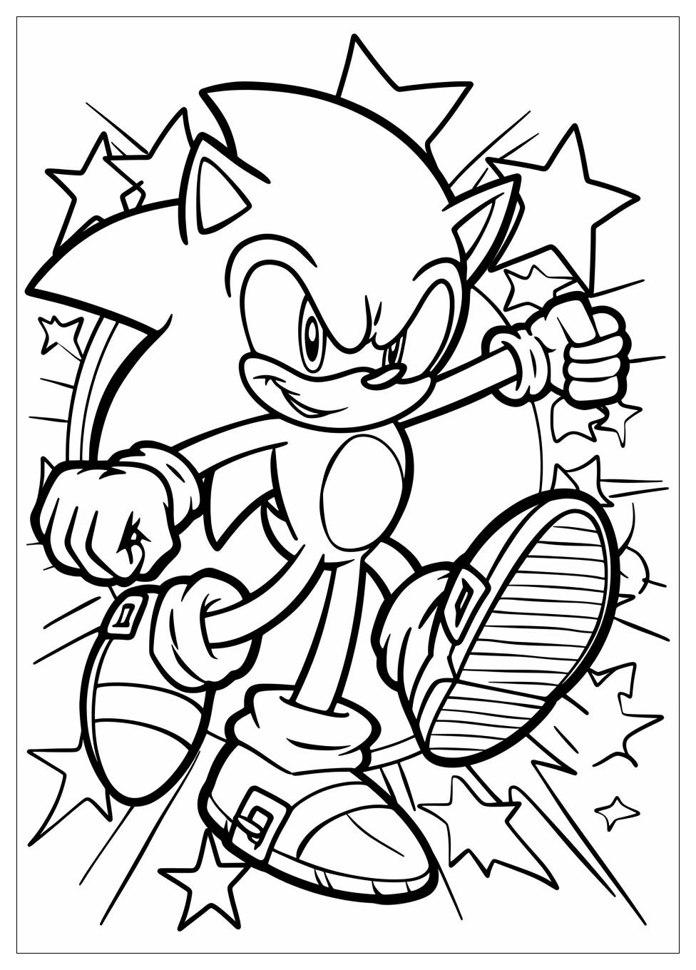 Sonic Coloring Pages-10