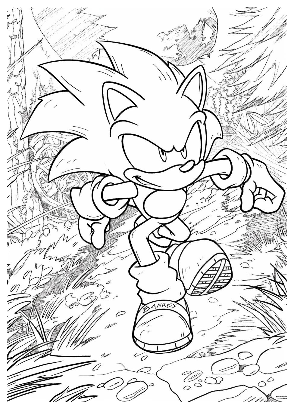 Sonic Coloring Pages-11