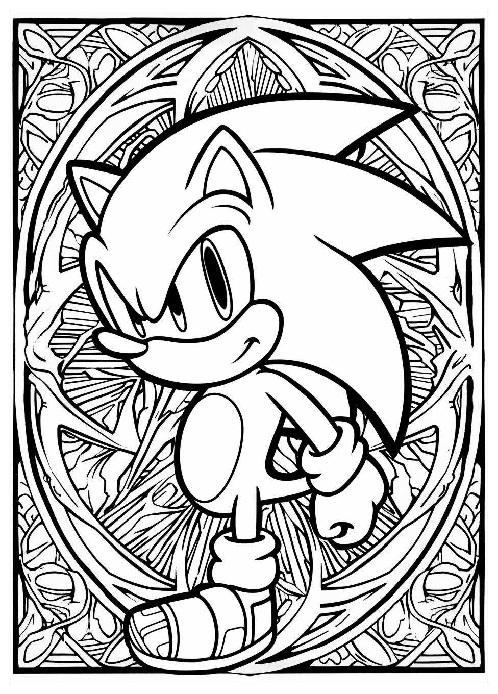 Sonic Coloring Pages-12