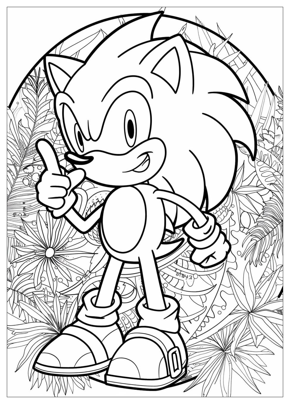 Sonic Coloring Pages-16