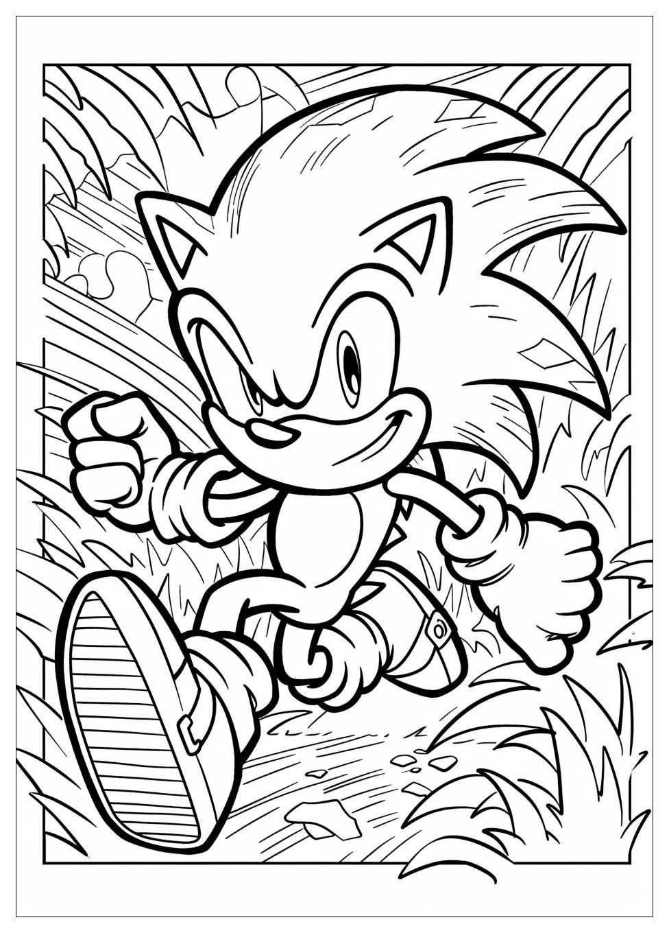 Sonic Coloring Pages-2