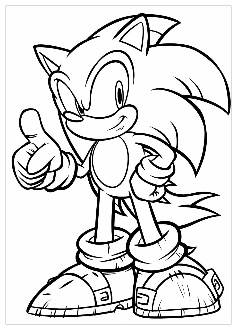 Sonic Coloring Pages-3