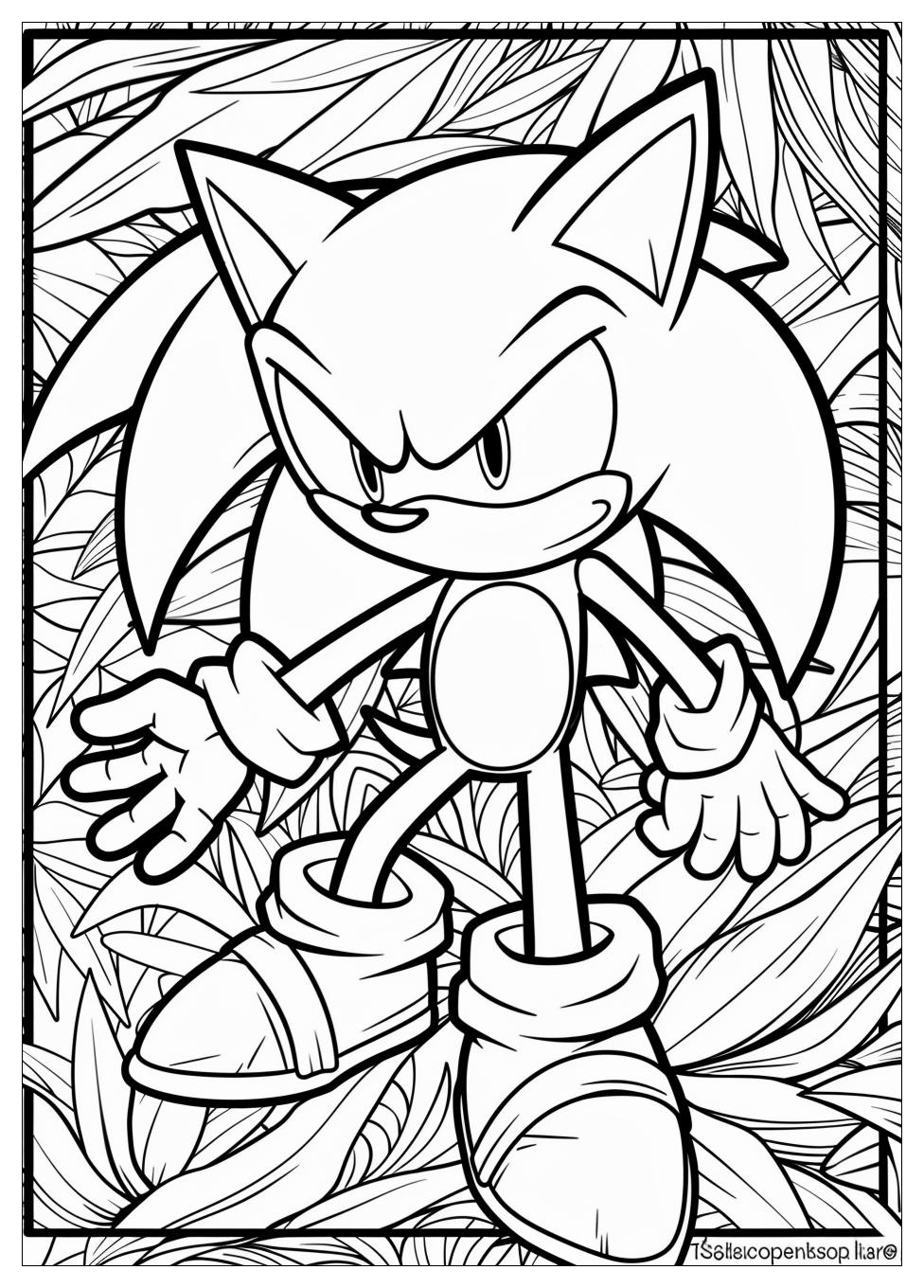 Sonic Coloring Pages-4