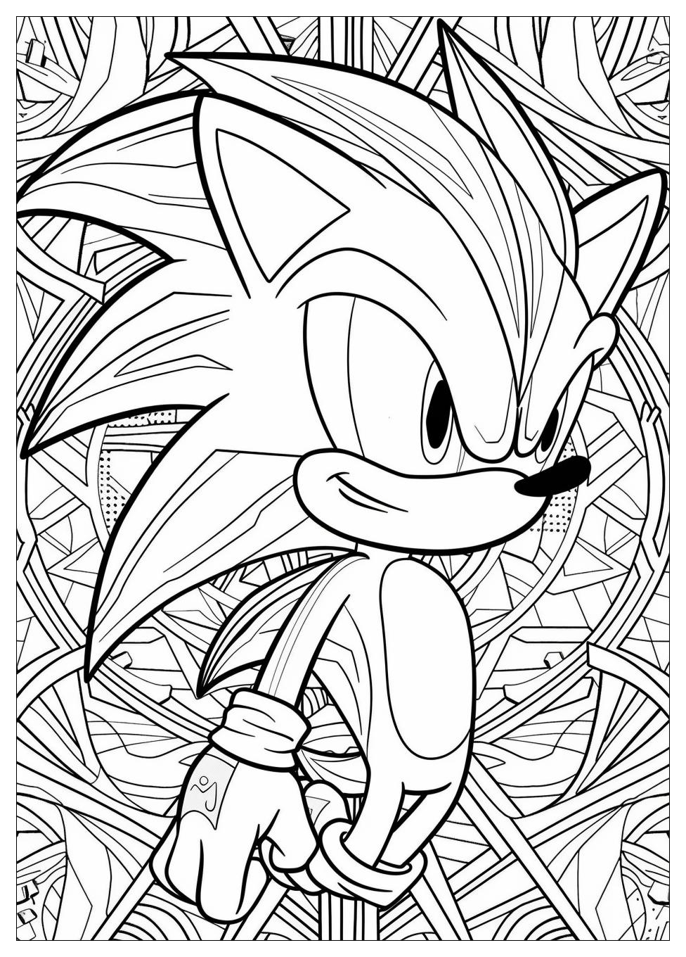 Sonic Coloring Pages-5