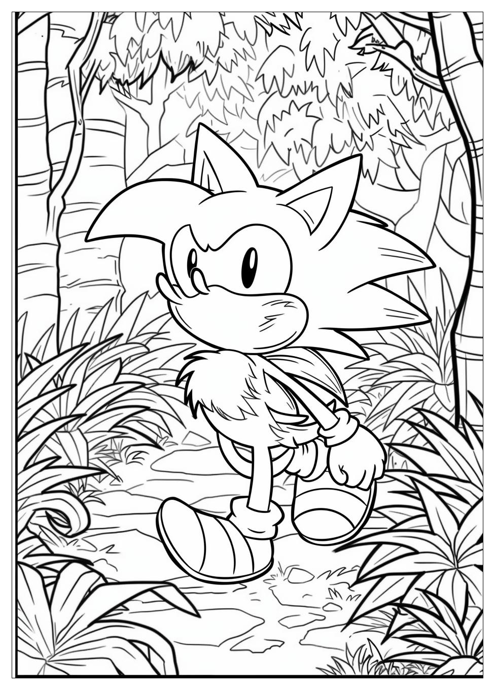 Sonic Coloring Pages-7