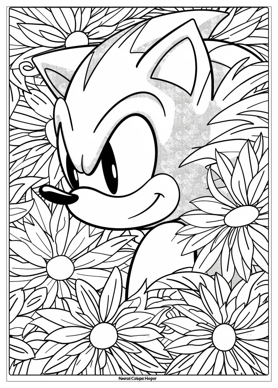 Sonic Coloring Pages-8