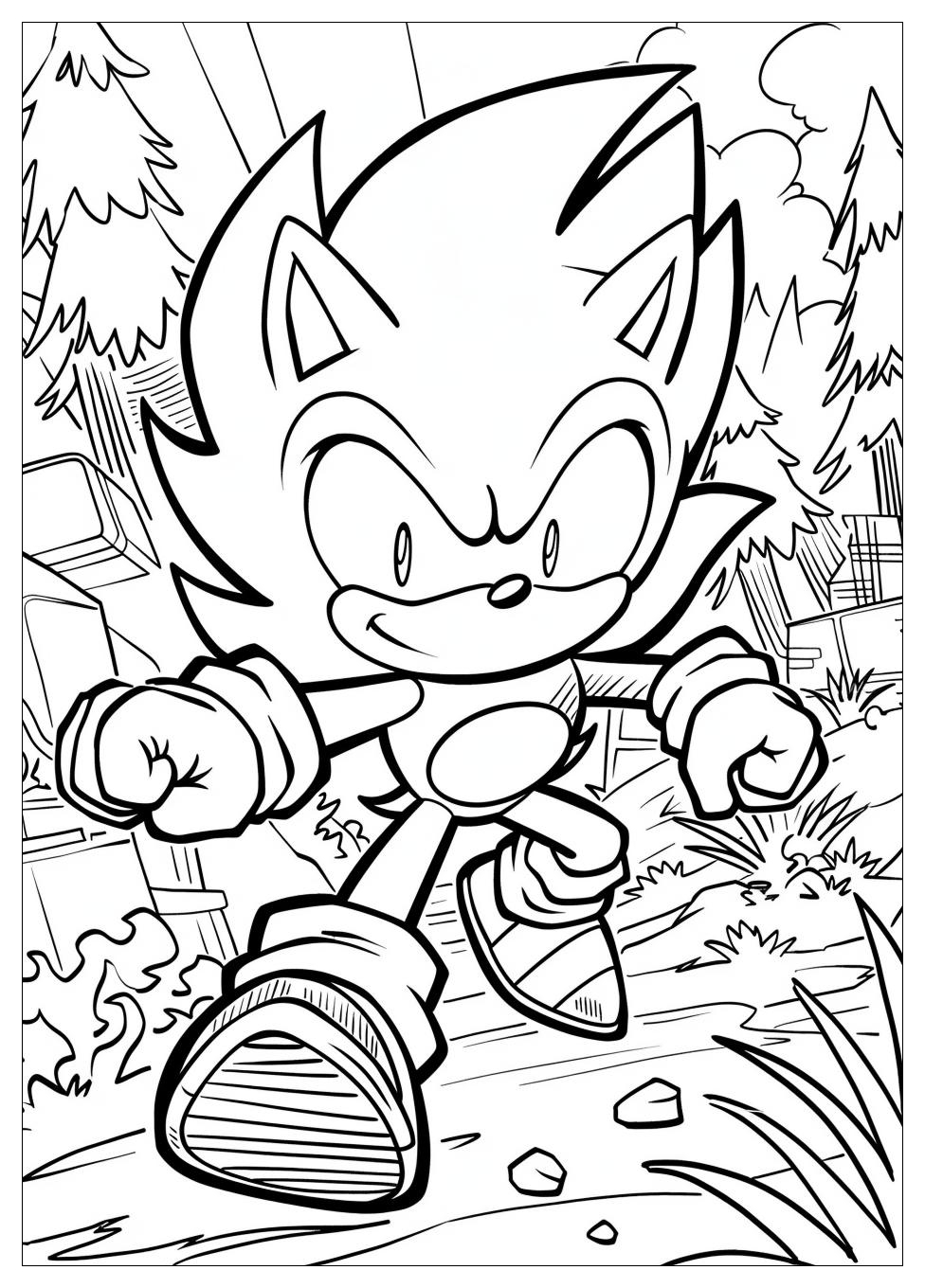 Sonic Coloring Pages-9