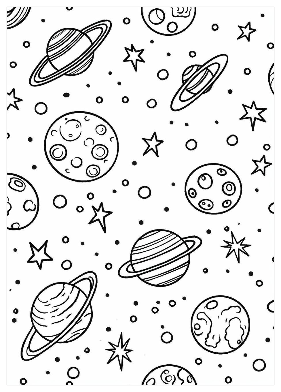 Space Coloring Pages-10