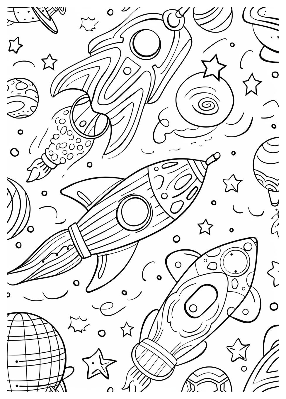 Space Coloring Pages-11