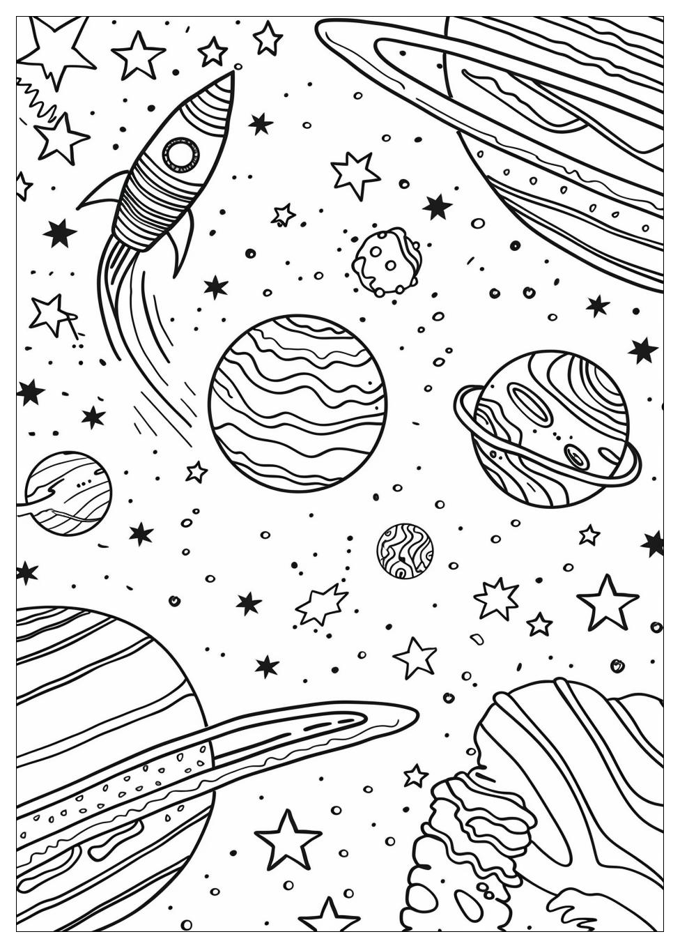 Space Coloring Pages-12