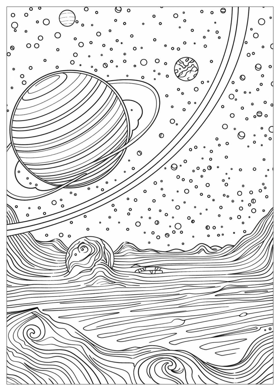 Space Coloring Pages-13