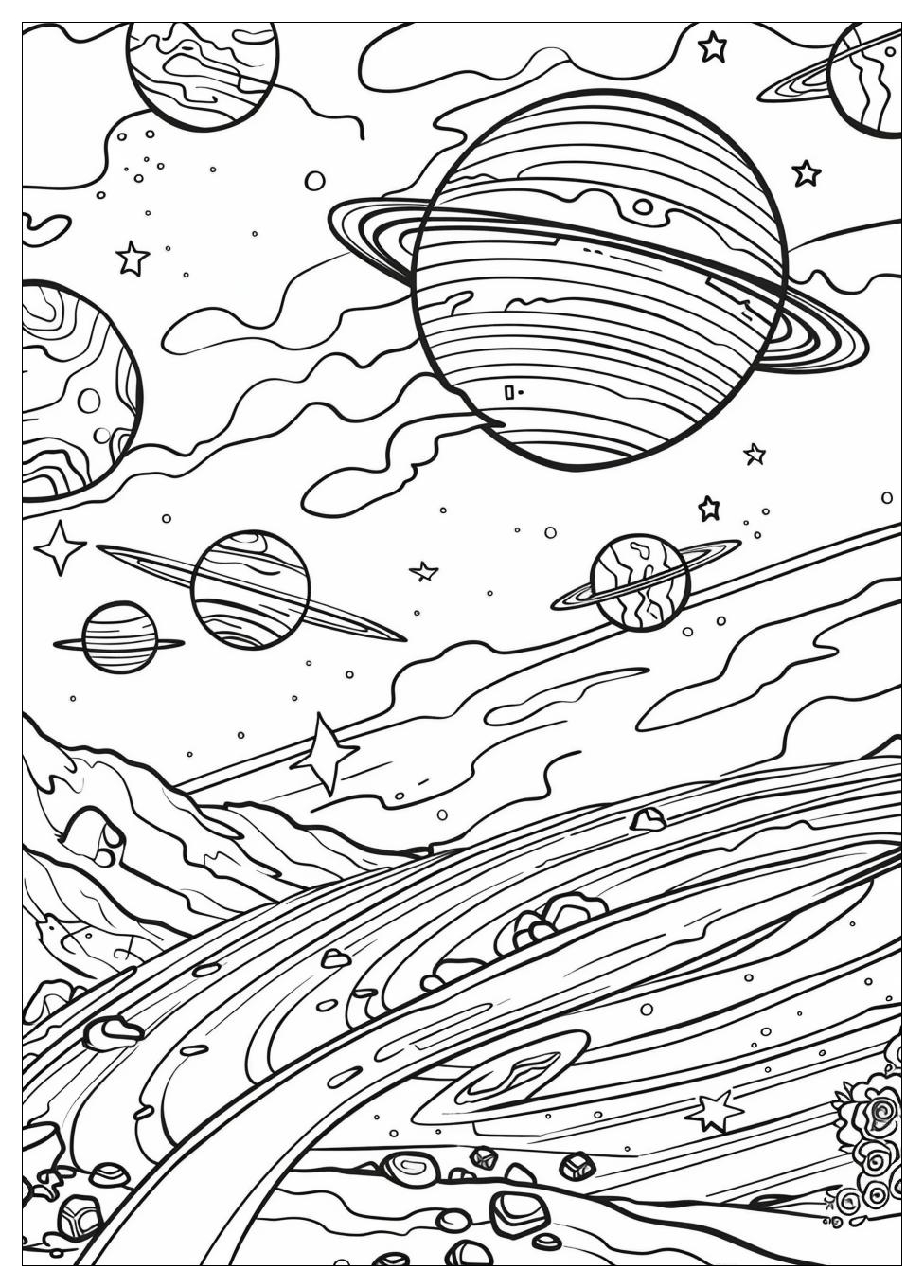 Space Coloring Pages-17