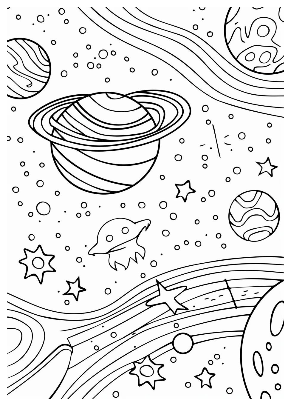 Space Coloring Pages-2