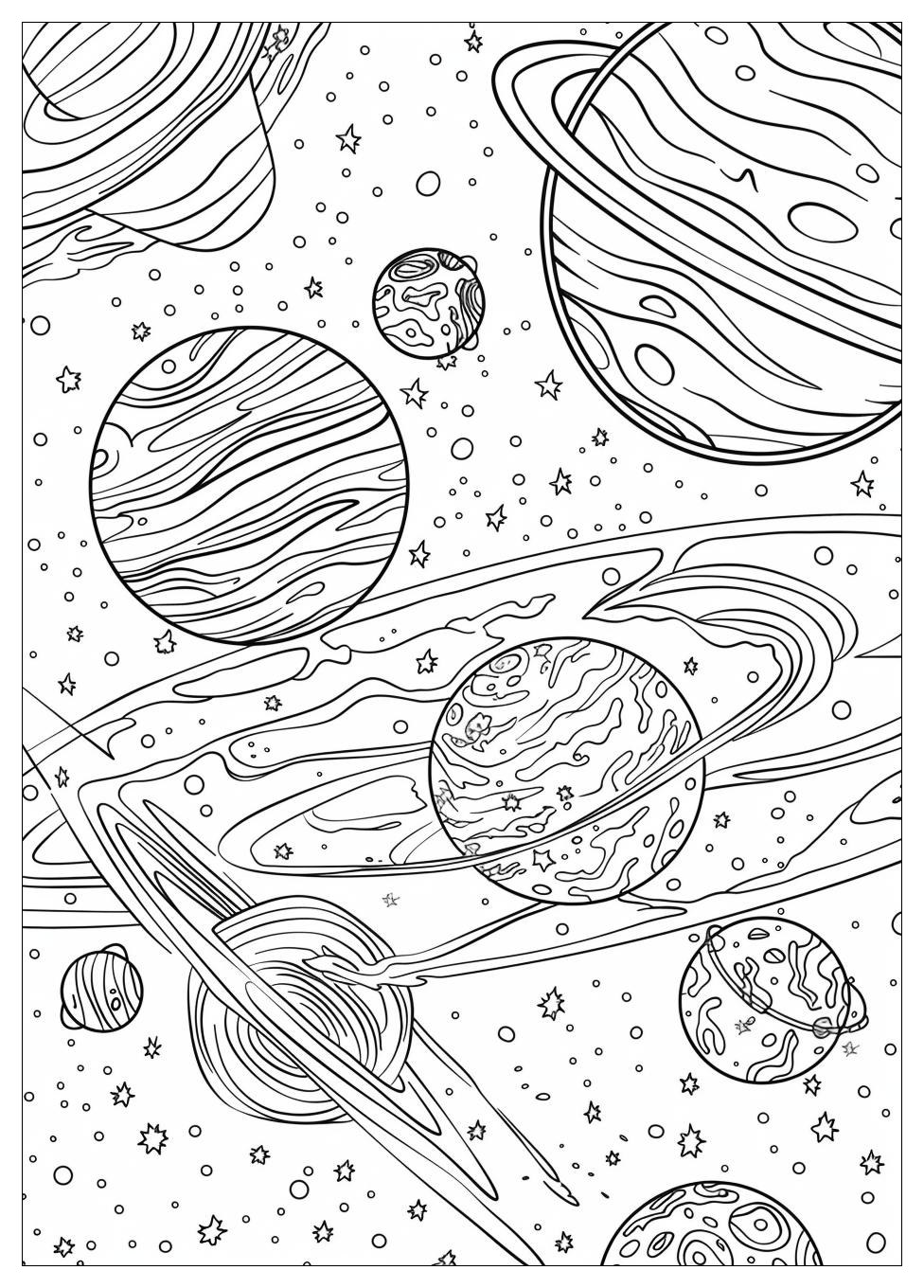 Space Coloring Pages-20