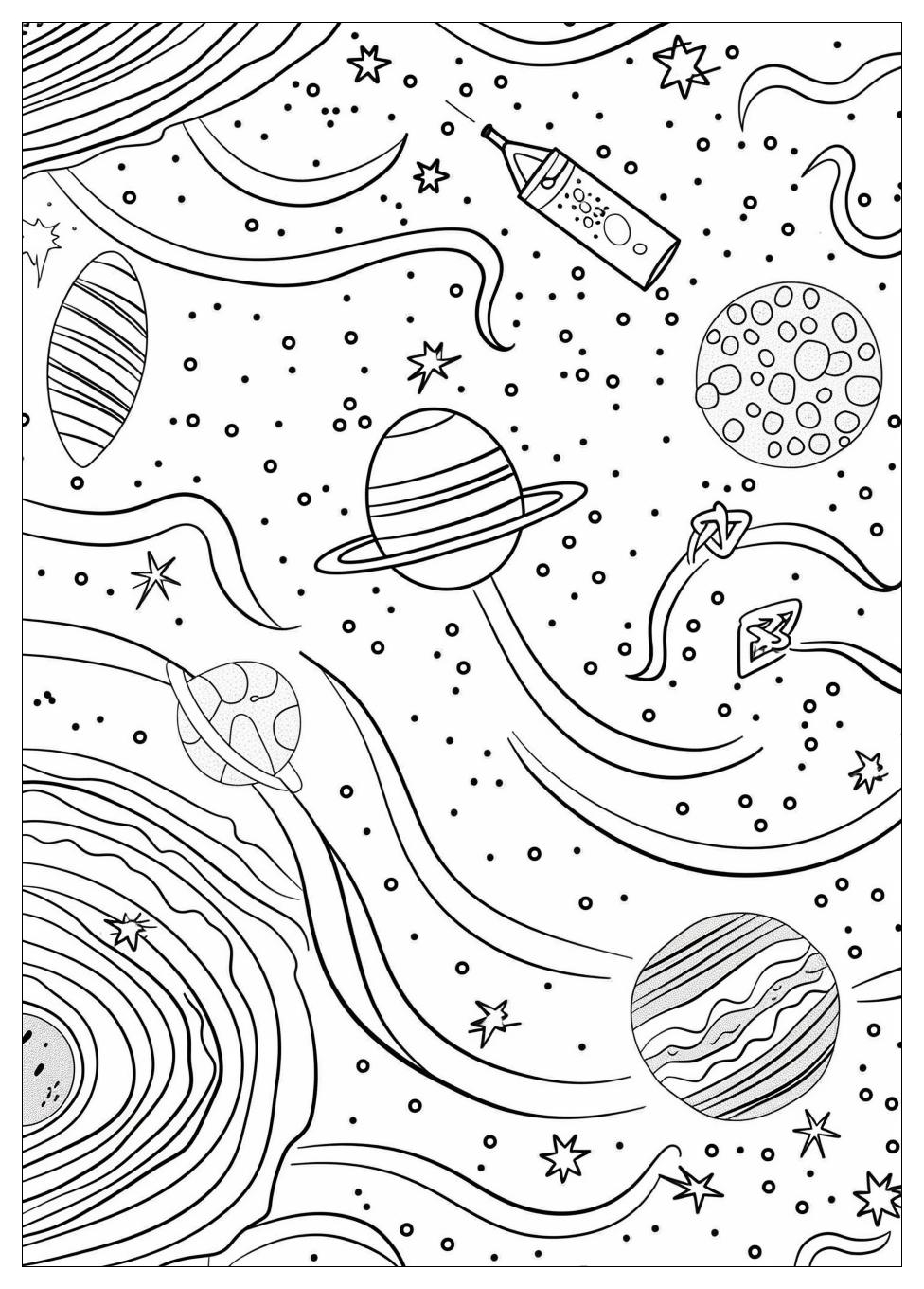 Space Coloring Pages-3