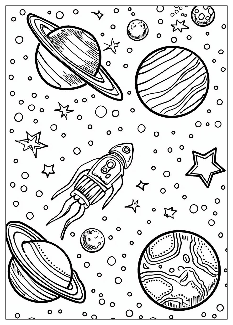 Space Coloring Pages-4