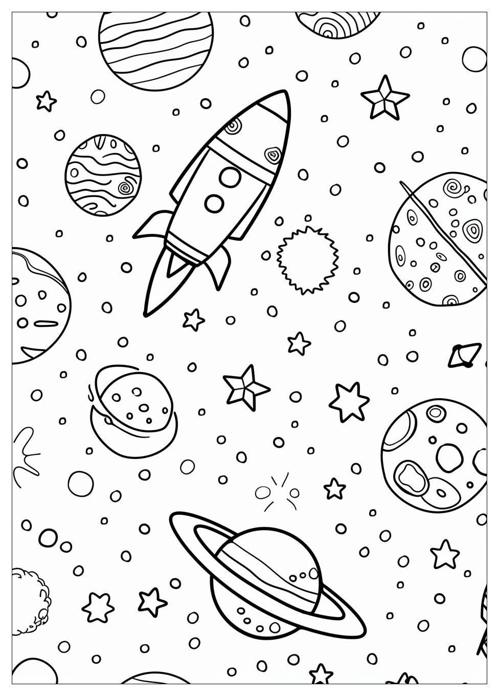 Space Coloring Pages-6