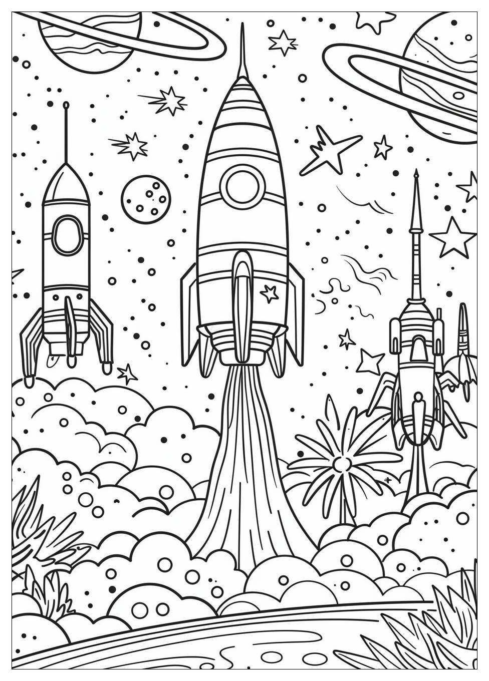 Space Coloring Pages-8