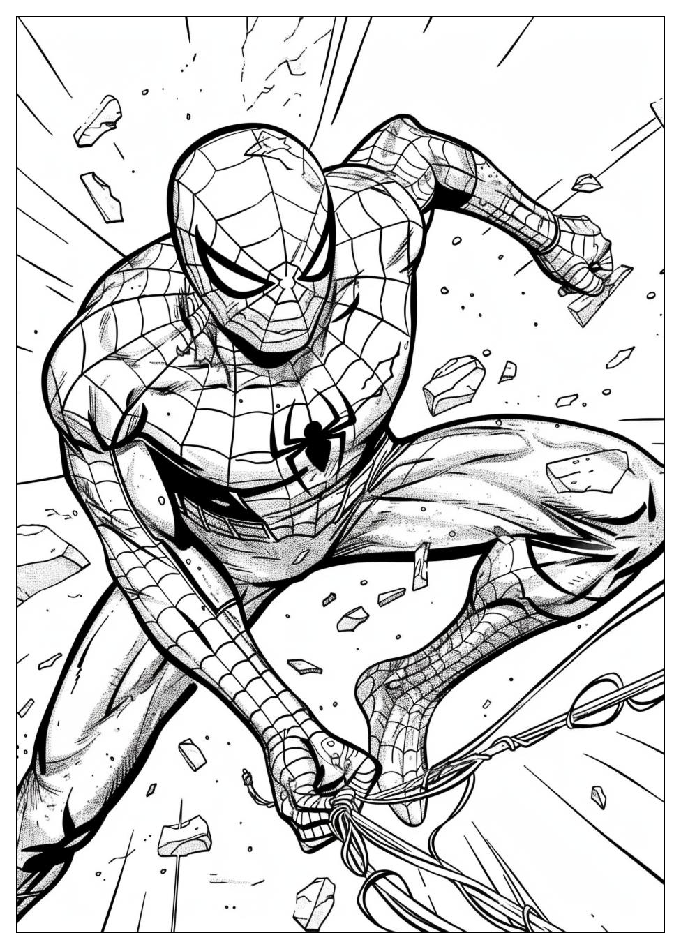 Spider Man Coloring Pages-12