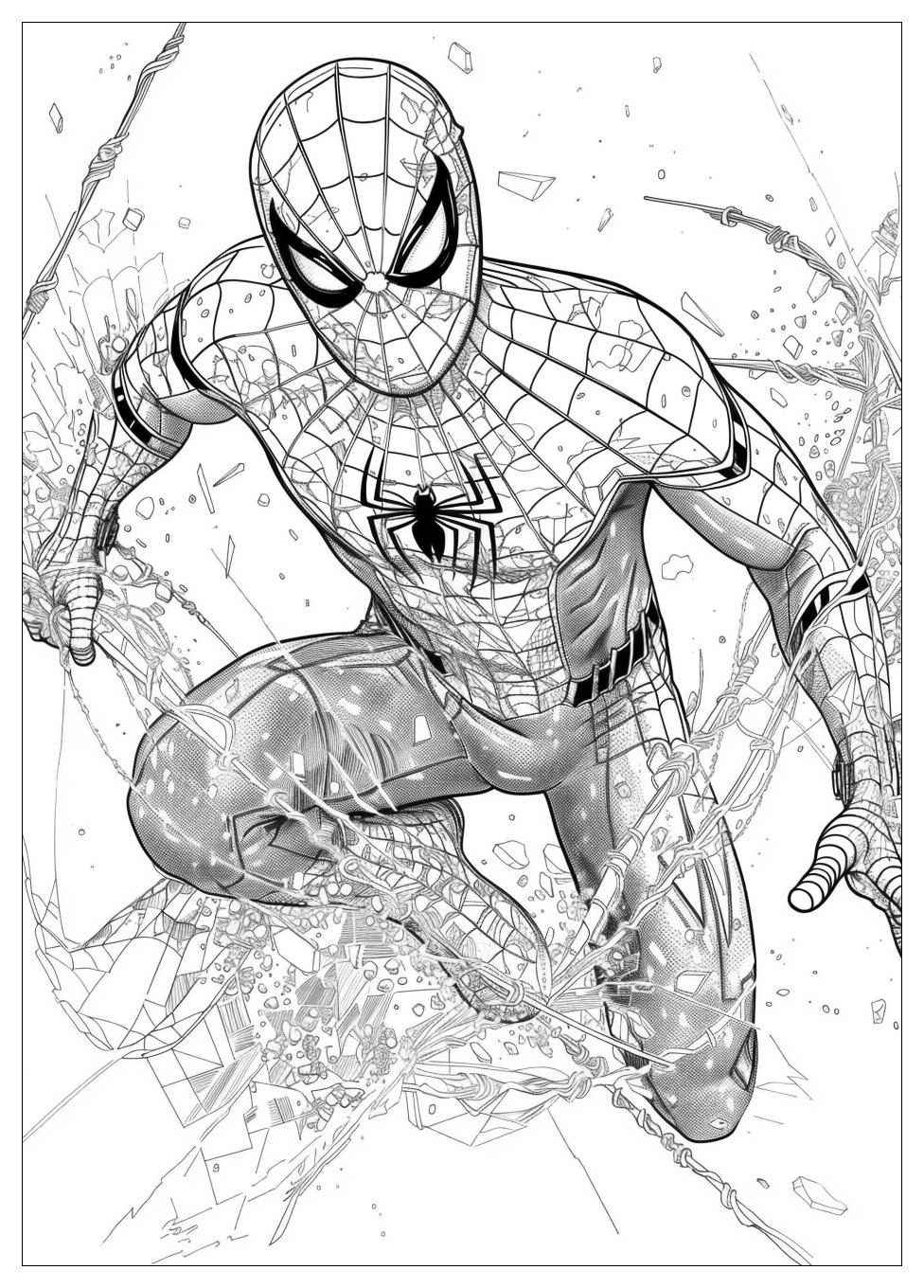 Spider Man Coloring Pages-17