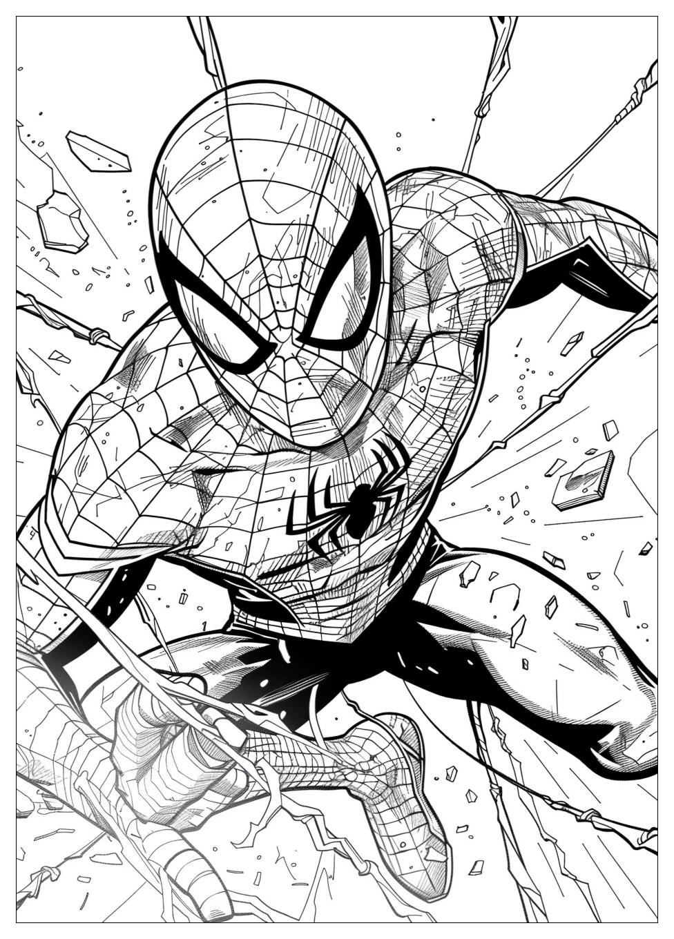 Spider Man Coloring Pages-8