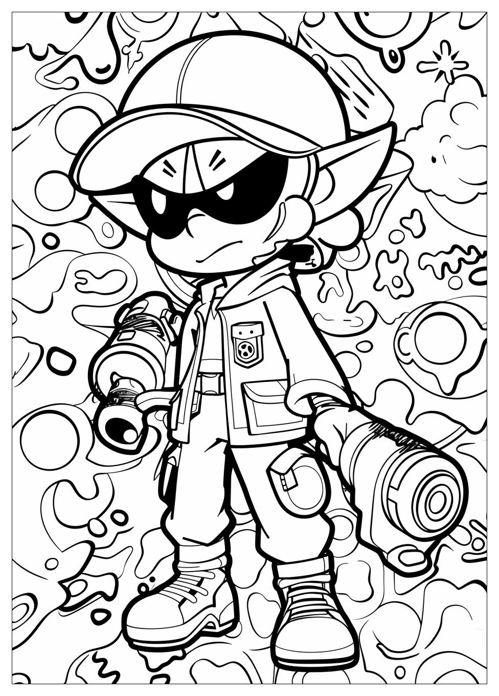 Splatoon Coloring Pages-10