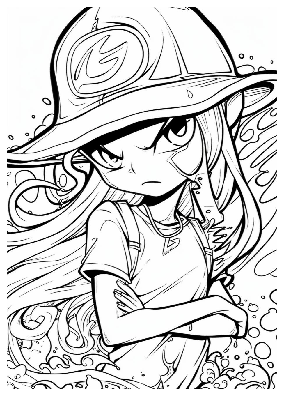 Splatoon Coloring Pages-13