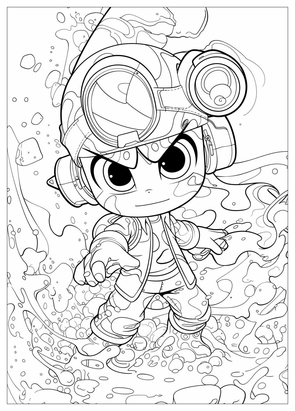 Splatoon Coloring Pages-3