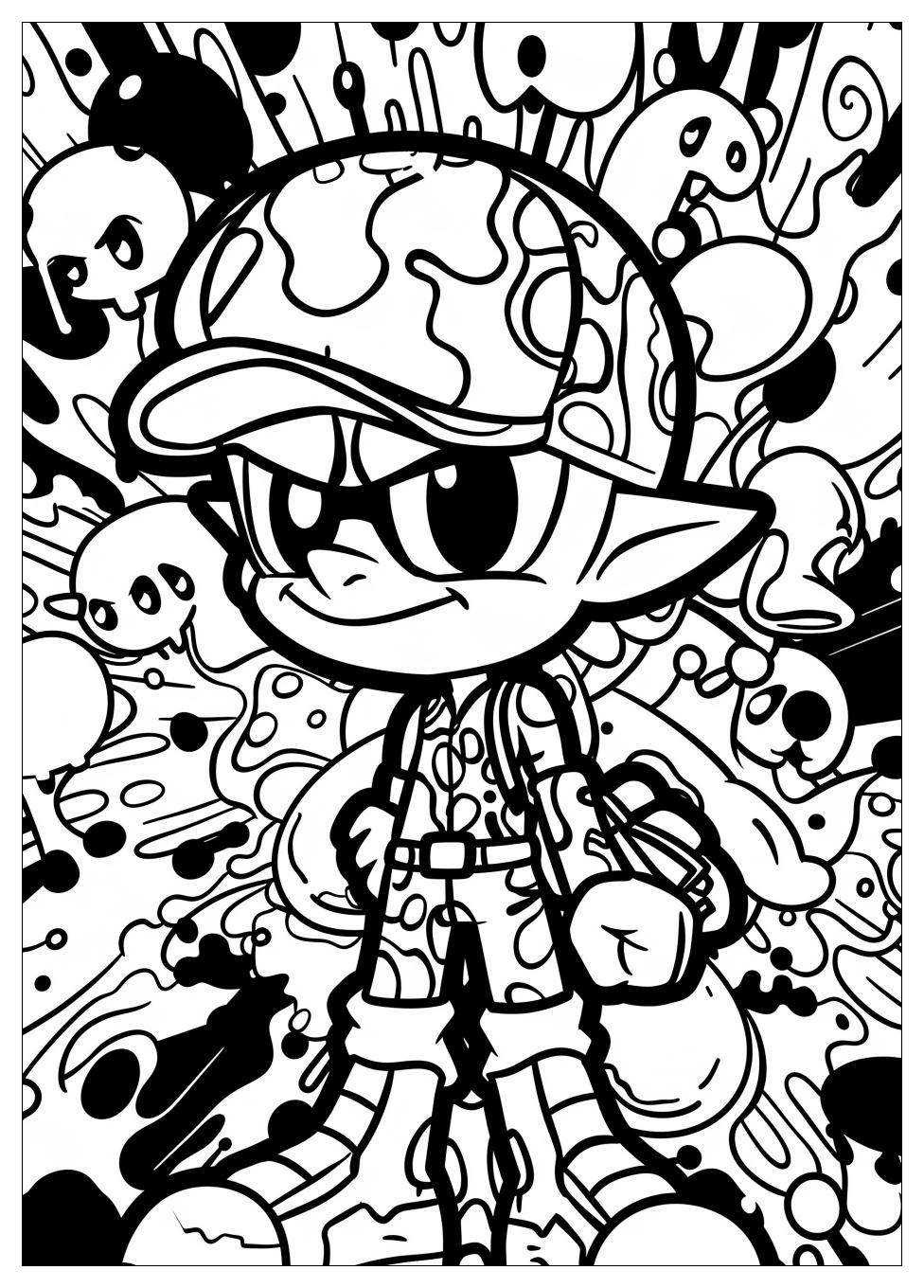 Splatoon Coloring Pages-4