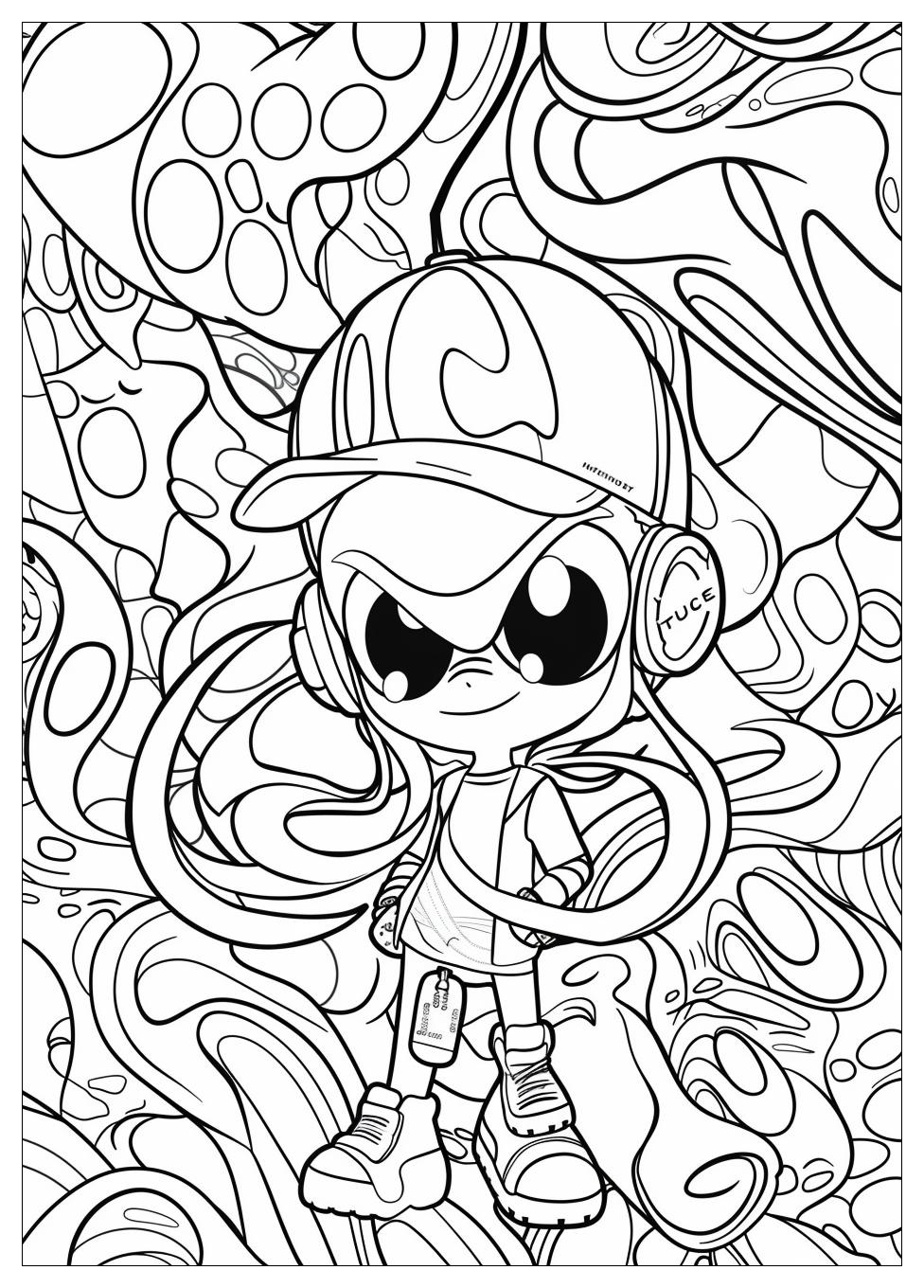 Splatoon Coloring Pages-5