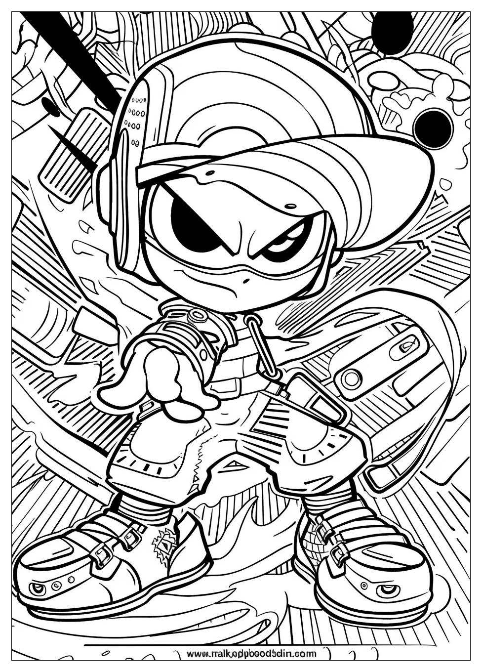 Splatoon Coloring Pages-9