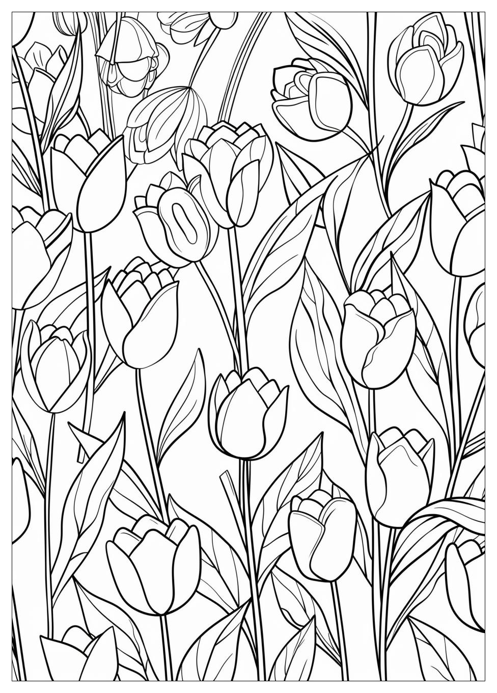 Spring coloring pages-1