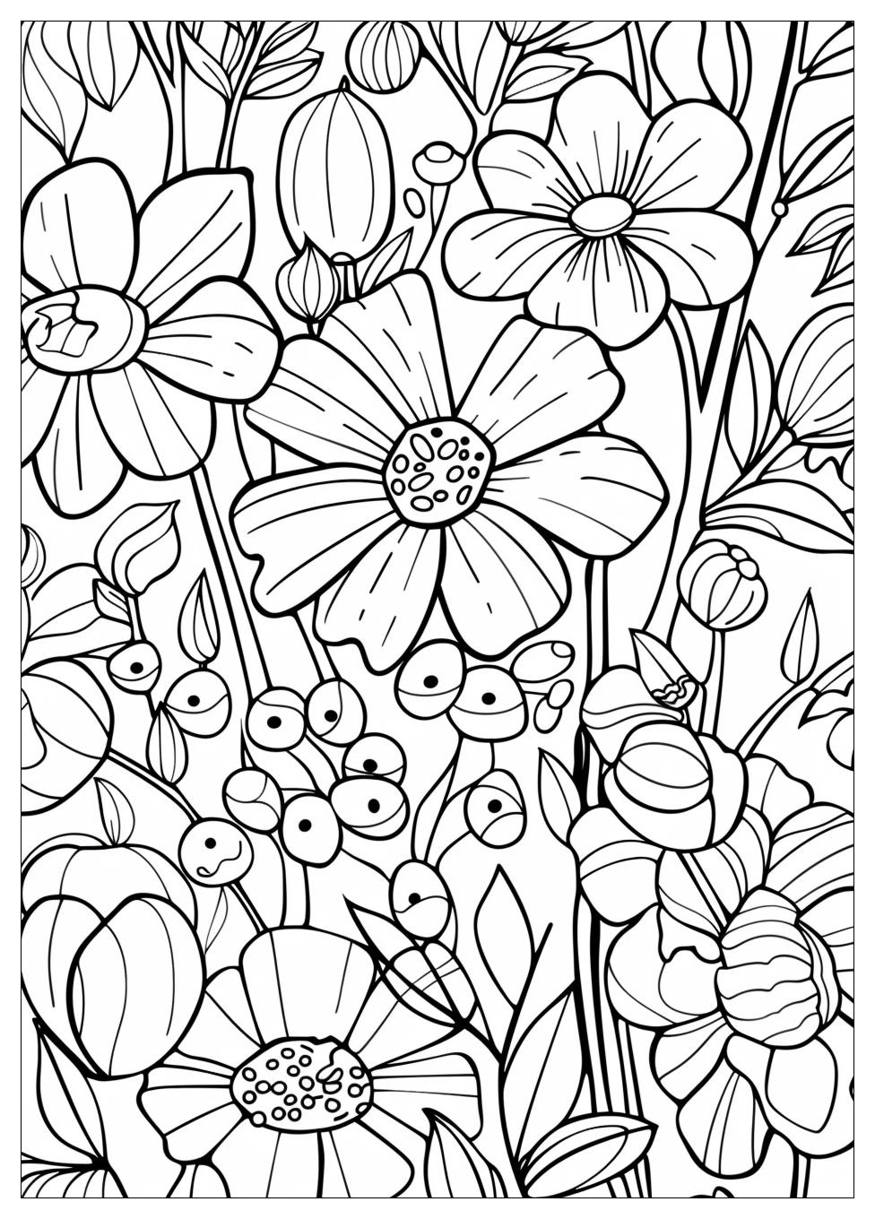 Spring coloring pages-11