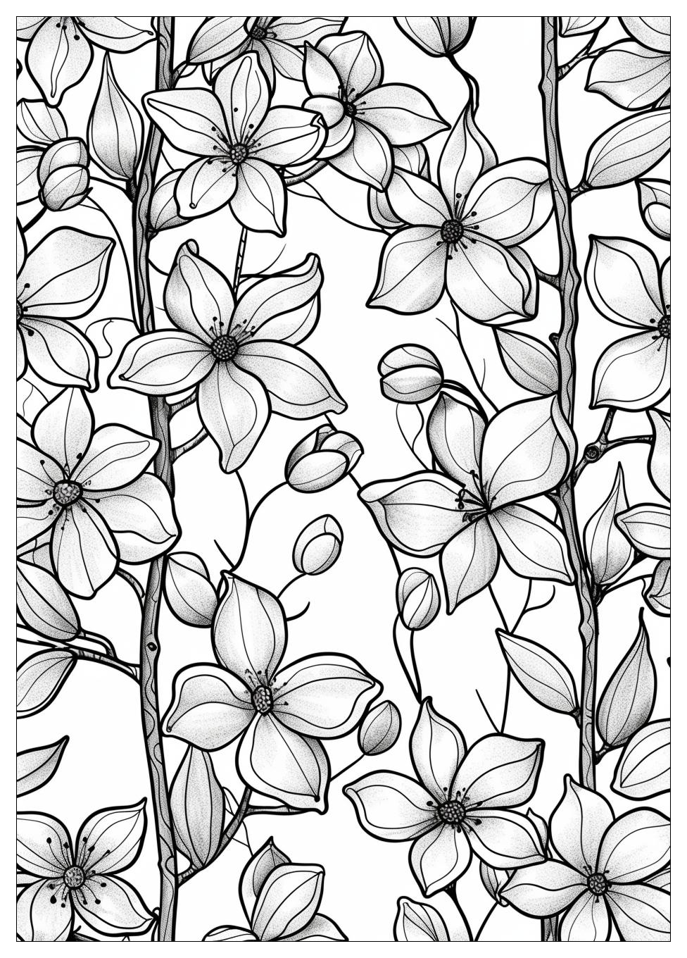 Spring coloring pages-13