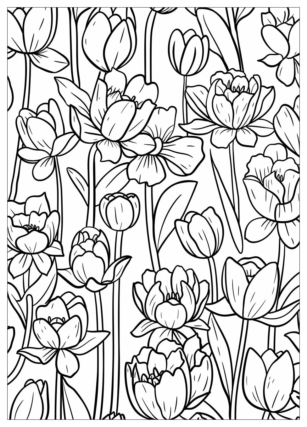 Spring coloring pages-6