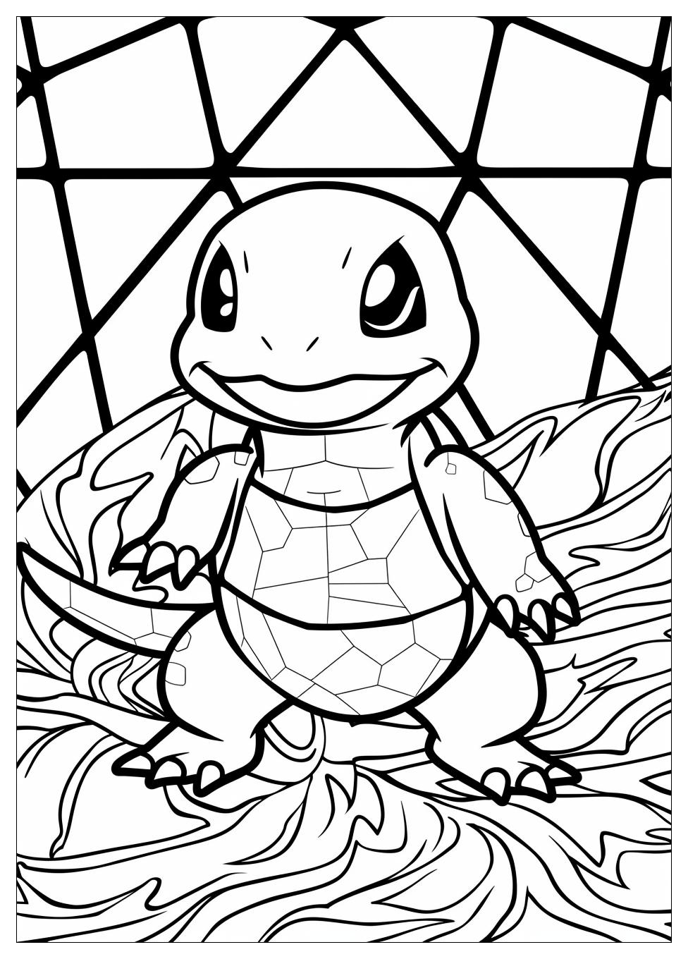 Squirtle Coloring Pages-1