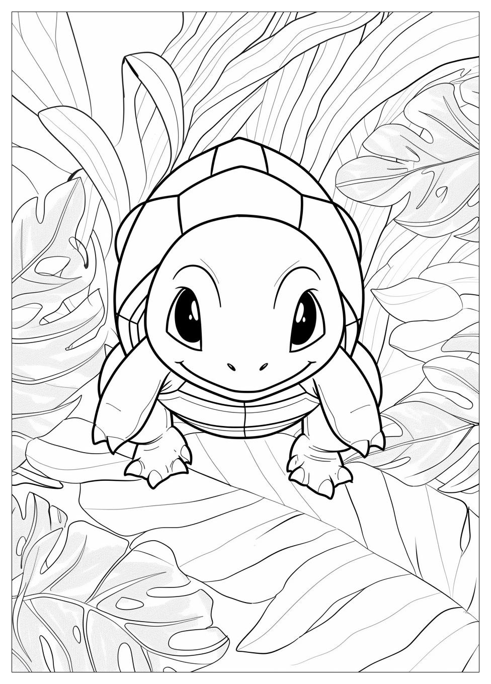 Squirtle Coloring Pages-10