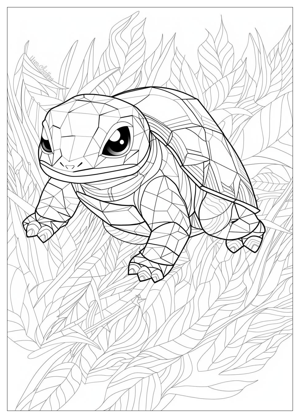 Squirtle Coloring Pages-13