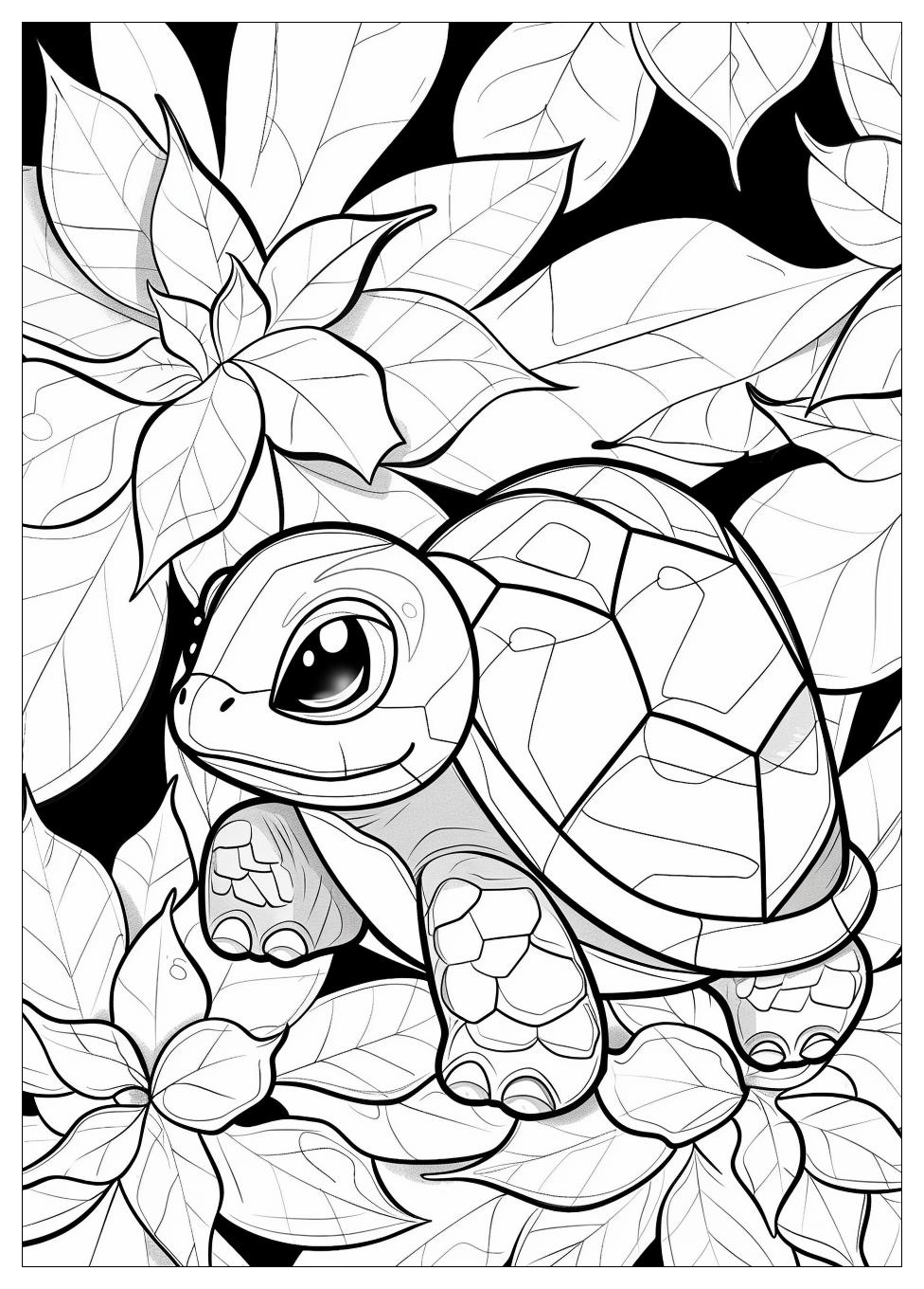 Squirtle Coloring Pages-15