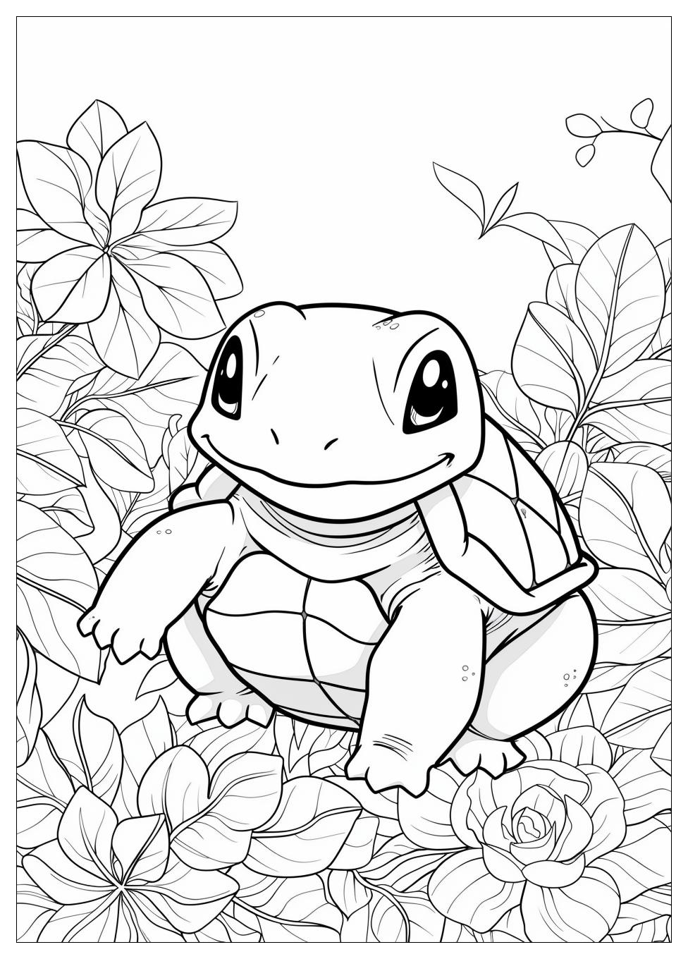 Squirtle Coloring Pages-20