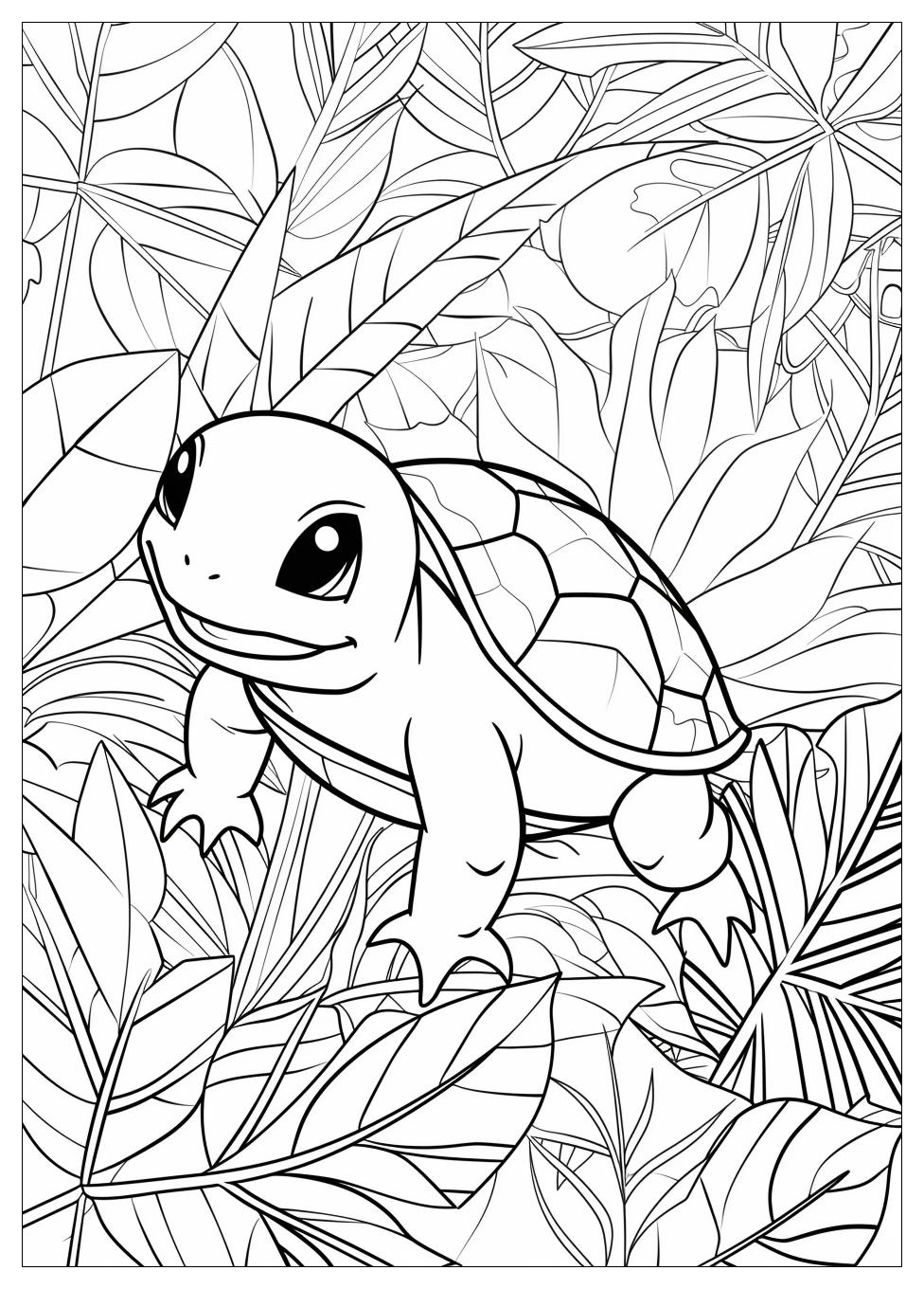 Squirtle Coloring Pages-3