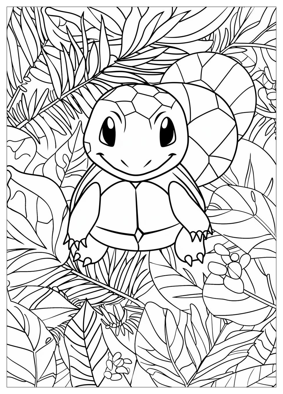 Squirtle Coloring Pages-4