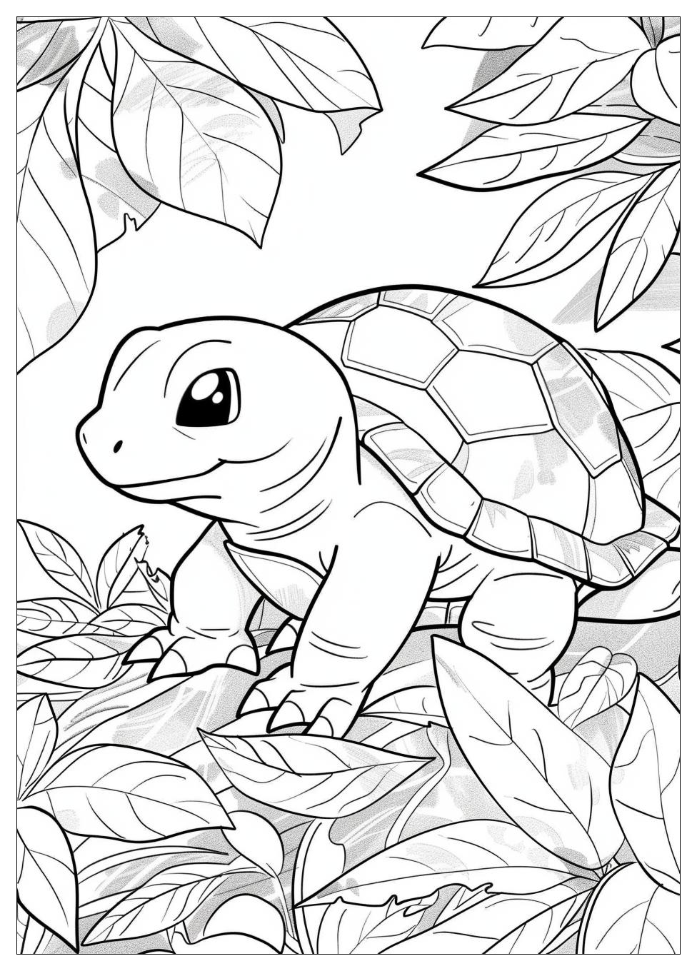 Squirtle Coloring Pages-5