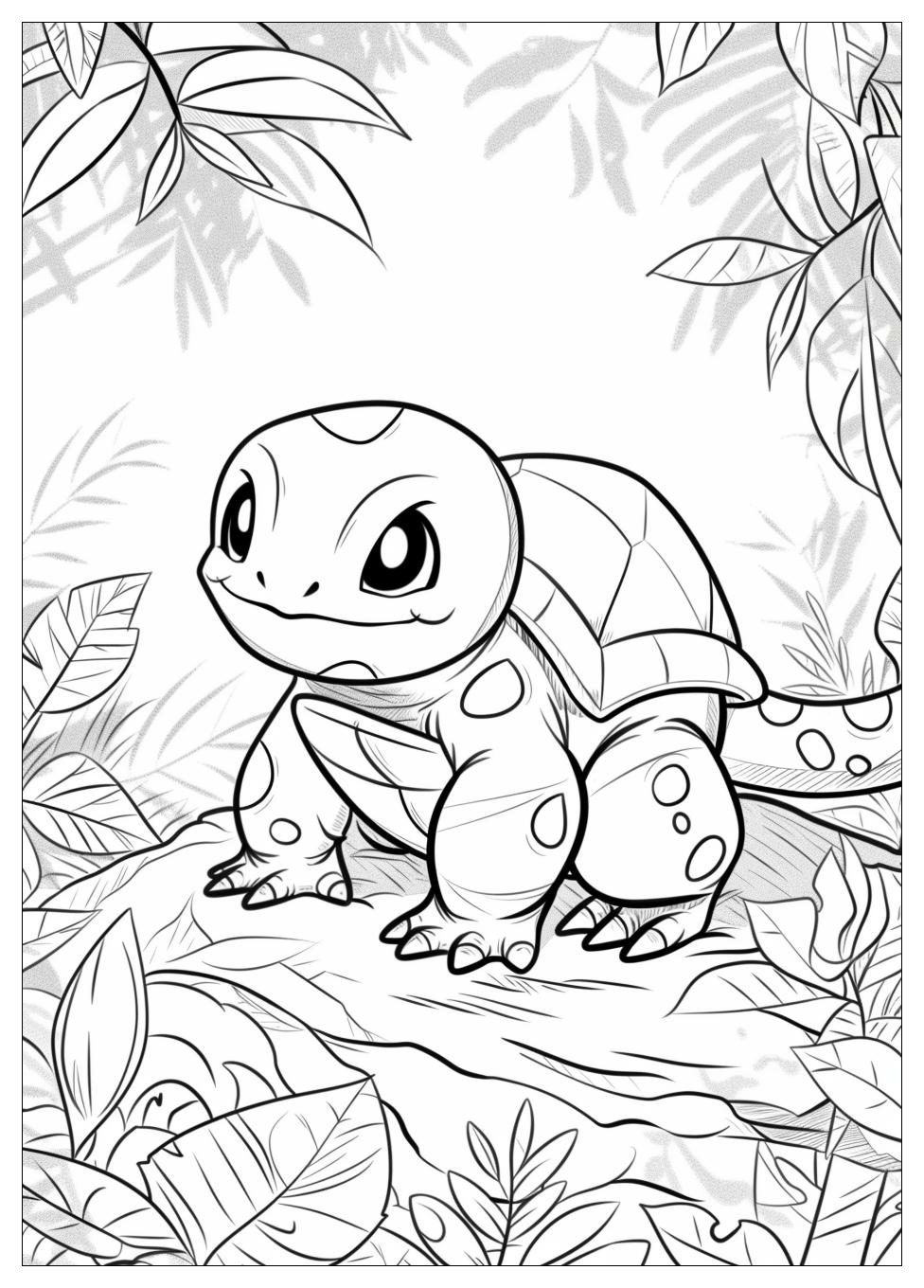 Squirtle Coloring Pages-6