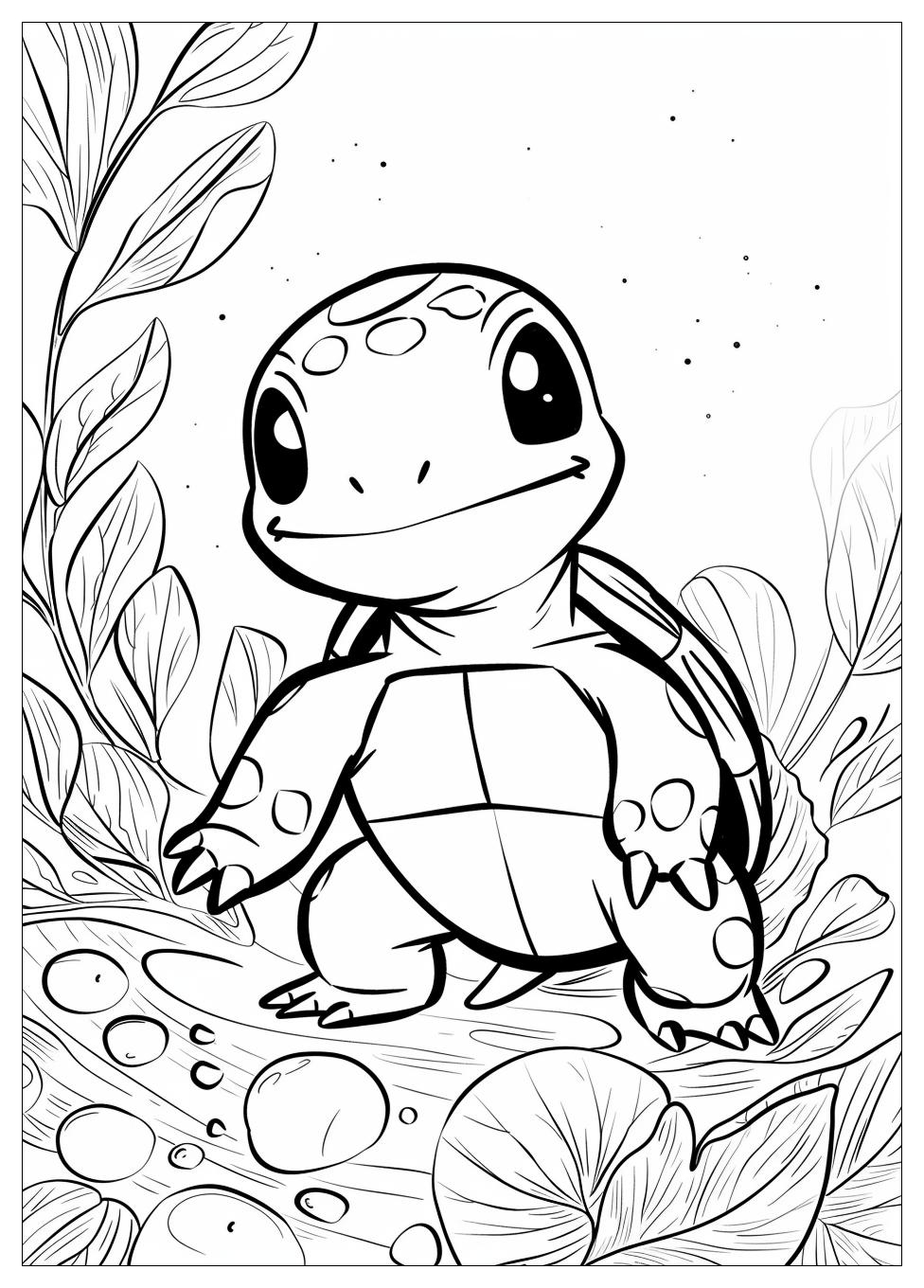 Squirtle Coloring Pages-7