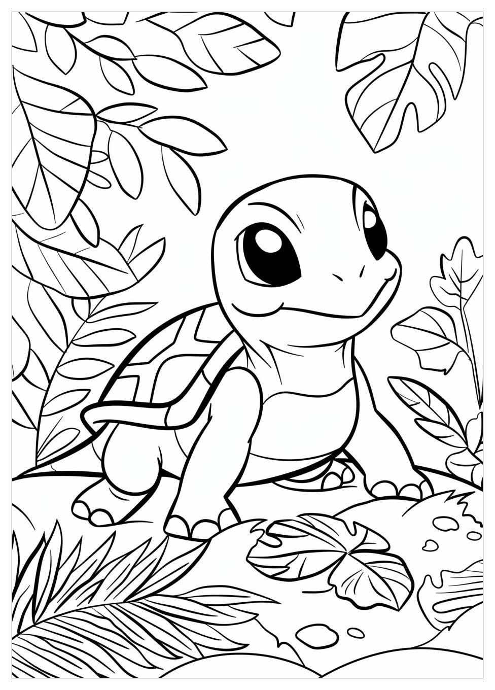 Squirtle Coloring Pages-8