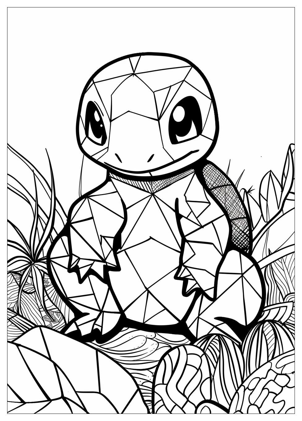 Squirtle Coloring Pages-9