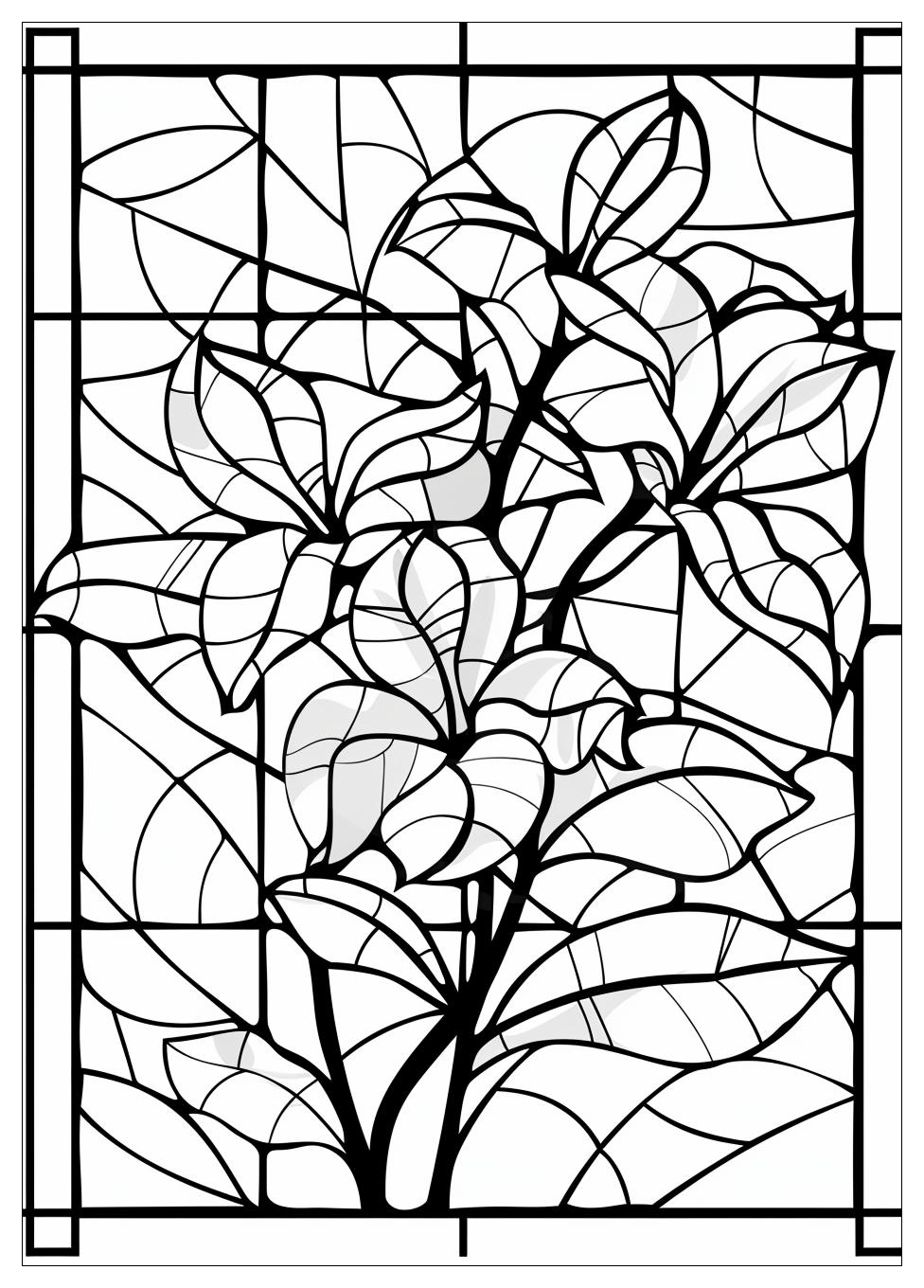 Stained Glass Coloring Pages-10