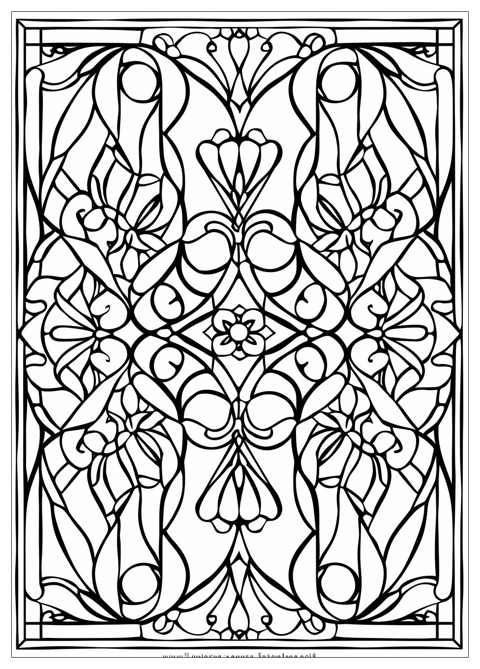 Stained Glass Coloring Pages-15