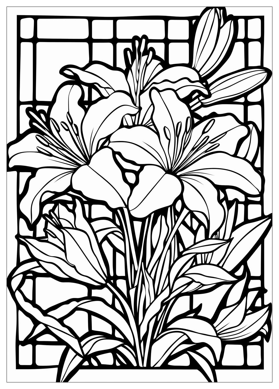 Stained Glass Coloring Pages-3